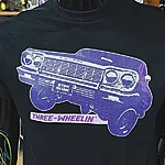 Threewheelin black shirt 4