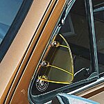 Yellow plastic air deflector