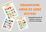 Missugune sÕna ei sobi ritta