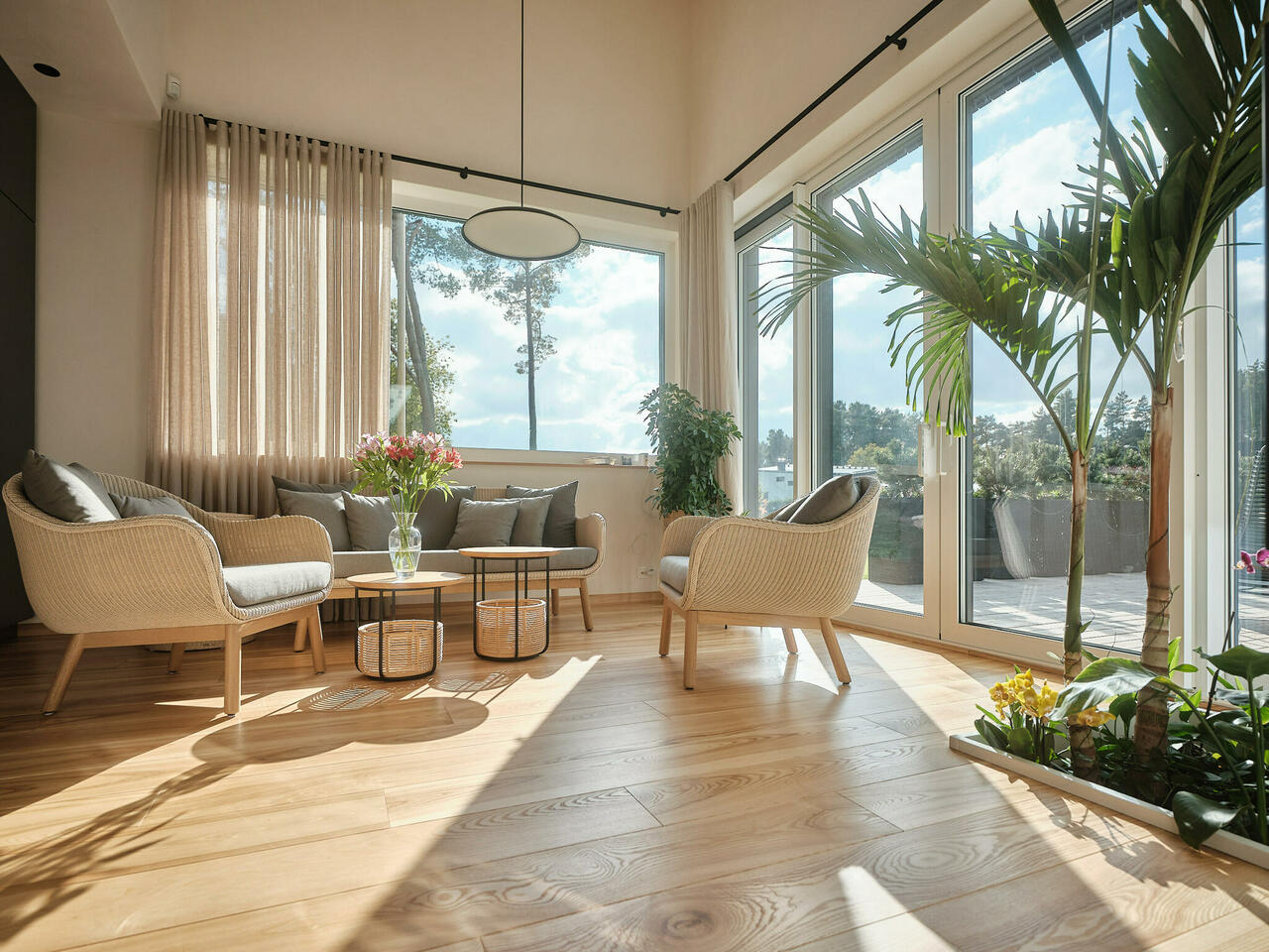 Sauna eesruumi sobib naturaalvalge savikrohv suurepäraselt