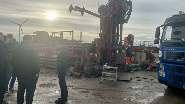 Geologists from the Estonian Geological Survey visiting colleagues at the Geological Survey of Denmark and Greenland in November 2023 for geothermal workshops and knowledge sharing