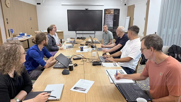 Discussing future collaboration possibilities