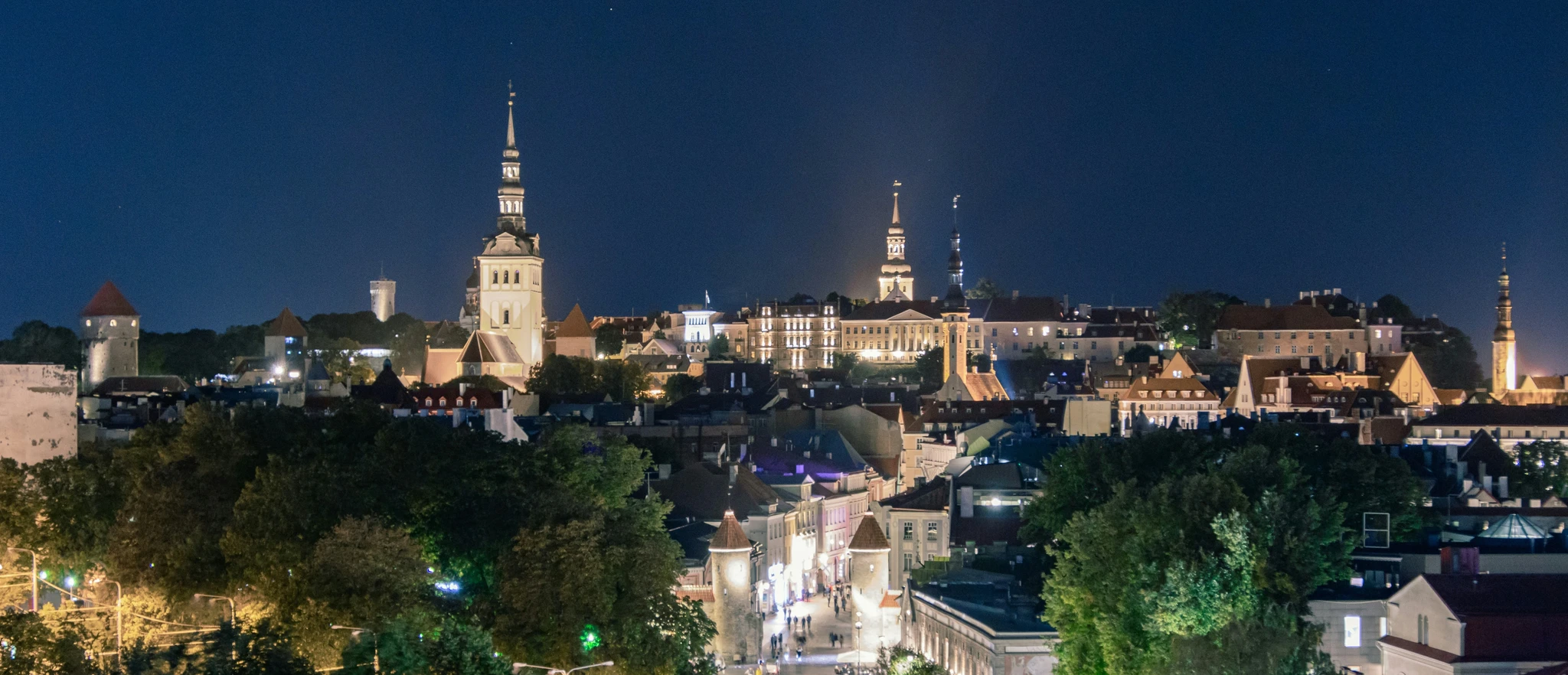 Tallinner Altstadt am Abend