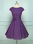 1950ndate stiilis rockabilly kleit lilla 1