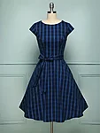 1950ndate stiilis rockabilly kleit ruuduline 1