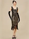 Great gatsby 1920ndate stiilis flapper kleit  narmaskleit  litterkleit must