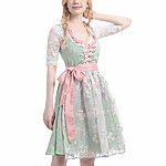 Beebiroosa heleroheline dirndl kleit