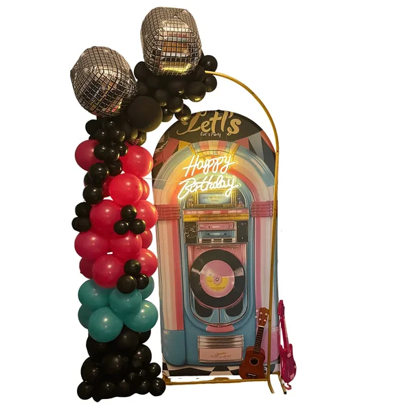 1950 dekoratsioon Jukebox / suur fotosein / fototaust