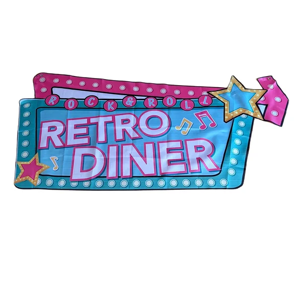 50ndate peo kaunistused ja dekoratsioonid kohe olemas / Diner silt