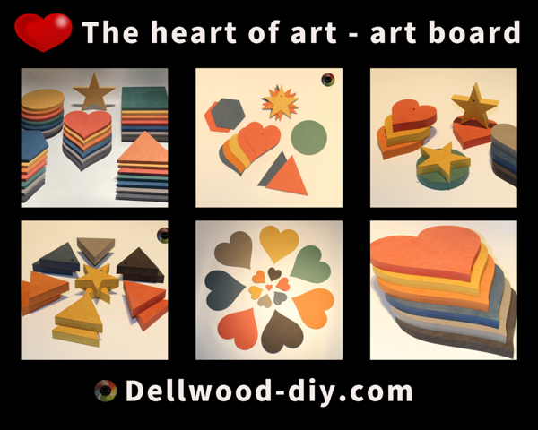 The heart of art - artboard