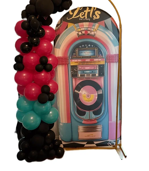 1950 dekoratsioon Jukebox / suur fotosein / fototaust