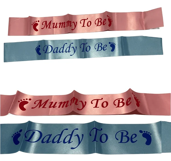Gender reveal party sash