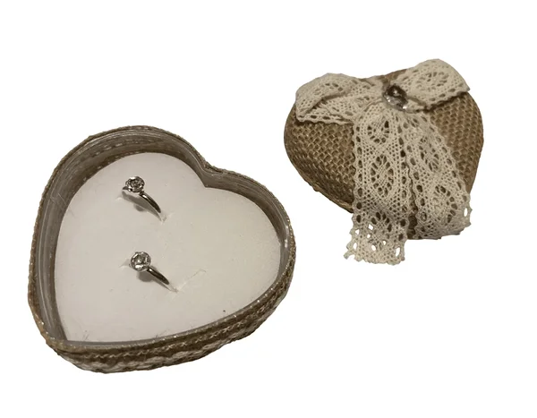 Boho sõrmustekarp pulma