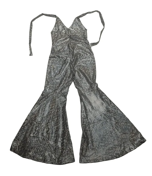 Disko kostüüm / diskodiiva hõbedane jumpsuit / pükstükk