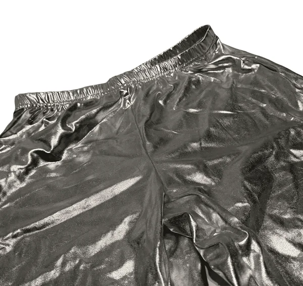 Alt laiad hõbedased püksid / plus size disko kostüüm