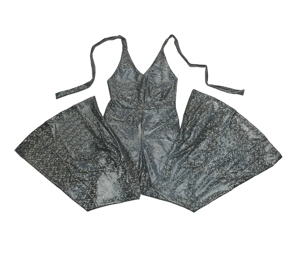 Disko kostüüm / diskodiiva hõbedane jumpsuit / pükstükk
