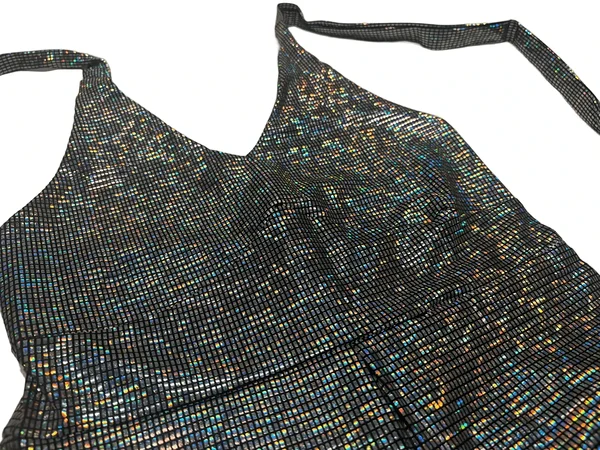 Disko kostüüm / diskodiiva hõbedane jumpsuit / pükstükk