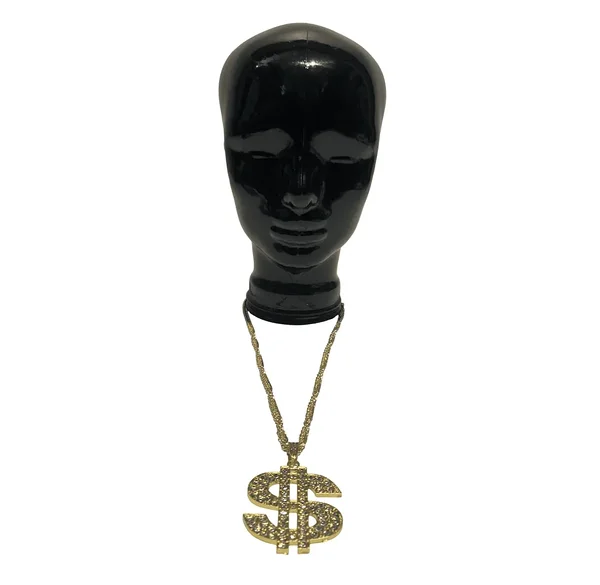 Retro Party Jewelry for Men / Necklace with Money Symbol