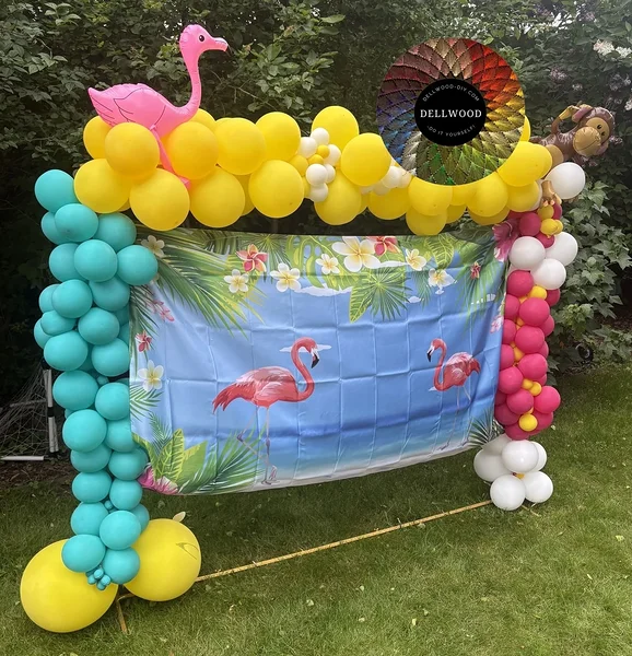 Suur flamingo / täispuhutav flamingo hawaii või suvepeoks
