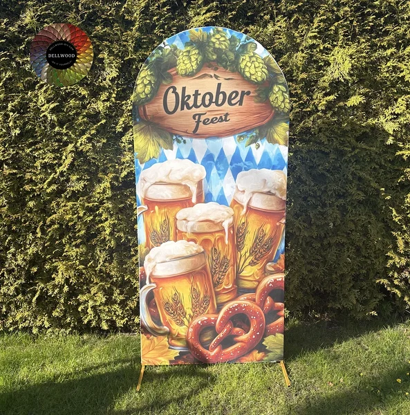 Oktoberfest photo wall / photo backdrop