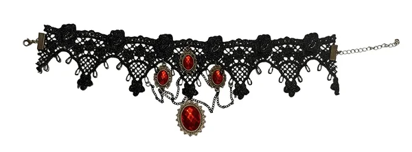 Choker / punane seksikas kaelakee gooti stiilis