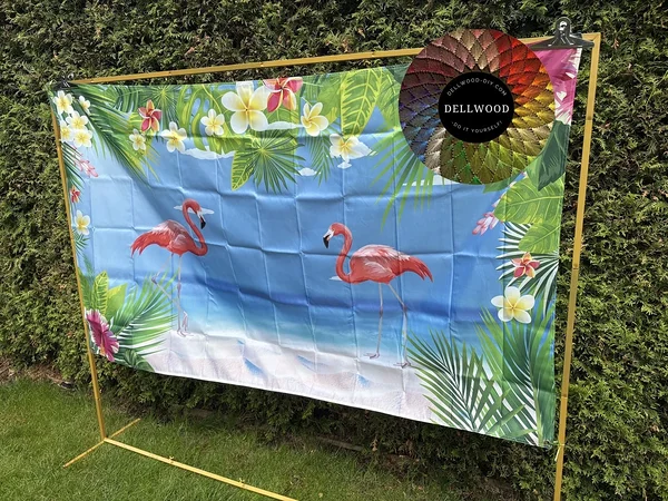 Suvepeo / basseinipeo / Hawaii peo flamingodega fotosein