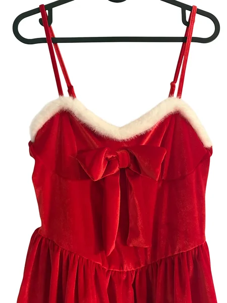 Jõuluvana kostüüm naisele kohe olemas / sametine jõulukleit