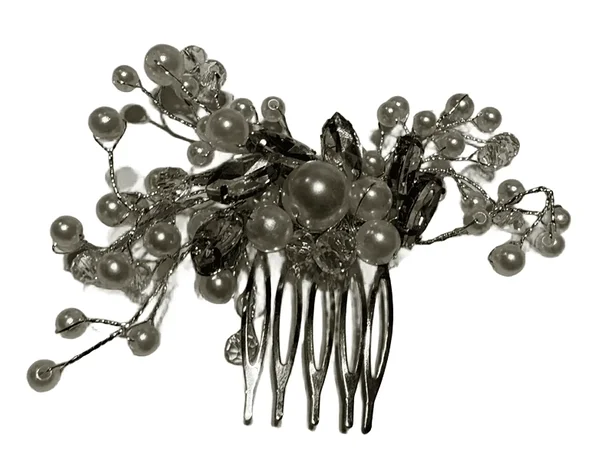 Pidulik juukseehe pulma kammkinnitusega