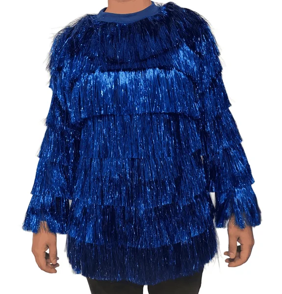 Diskokuuli / karvapalli kostüüm / narmastega kole jõulukampsun