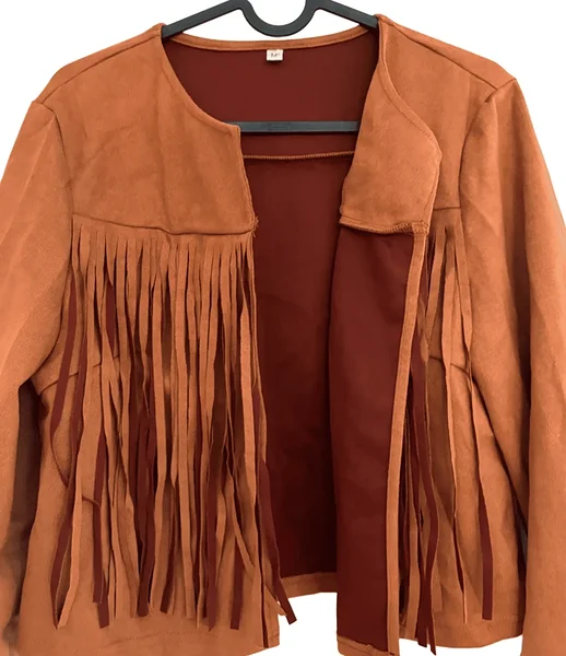 Pruun narmastega jakk / tagi kauboi / wild west stiilipeole