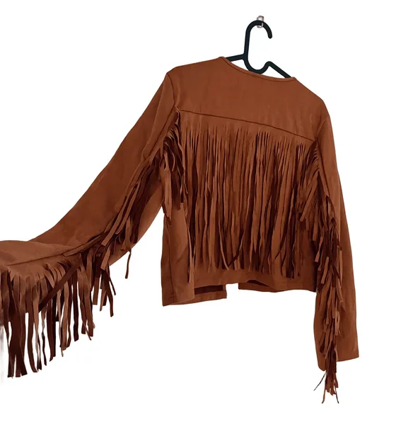 Pruun narmastega jakk / tagi kauboi / wild west stiilipeole