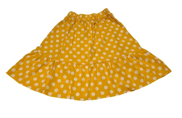 Kollane mummuline ja täpiline seelik