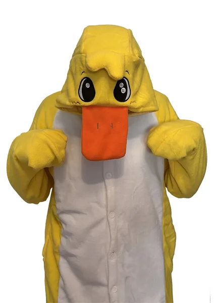 Pardi või tibu kostüüm täiskasvanule / kollane looma kostüüm XL