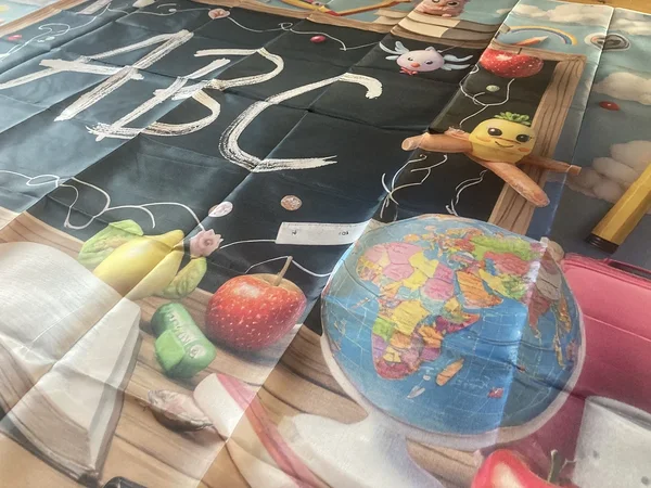 First day of school decoration / photo wall backdrop