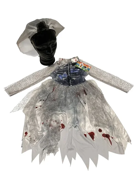 Ghost / ghostly bride / zombie costume for children