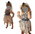 Kummituse kleit seljas 104cm pikal 2 pilti koos