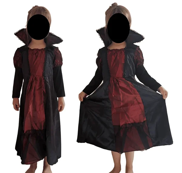 Keskaegne / renesanns vampiiri / kuninganna kleit lapsele
