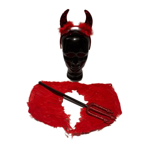 Punased tiivad kohe olemas / kuradi kostüüm punane