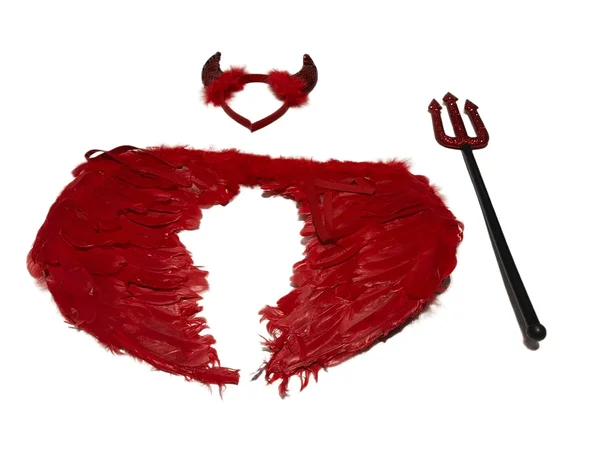 Punased tiivad kohe olemas / kuradi kostüüm punane