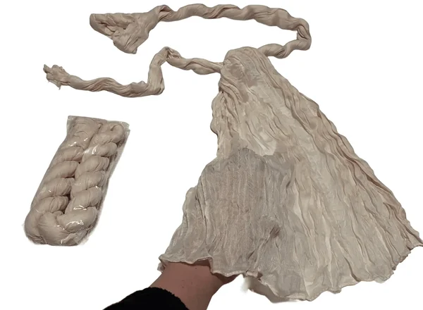 Beež lauajooks / õhupallikaare kangas pulma või sünnipäevale ca 3m x 50 (90) cm