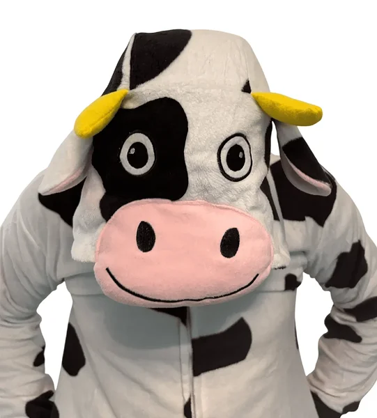 Lehma kostüüm / kigurumi / onesie kohe olemas
