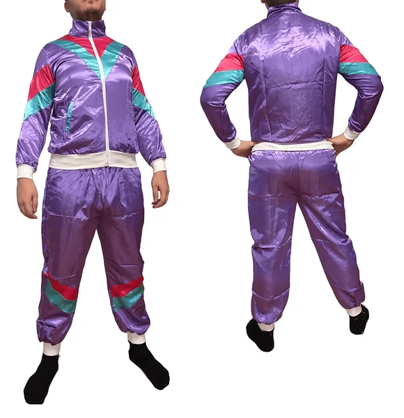 80ndate / 90ndate retro dressikomplekt – neoon stiilipeo kostüüm meestele ja naistele