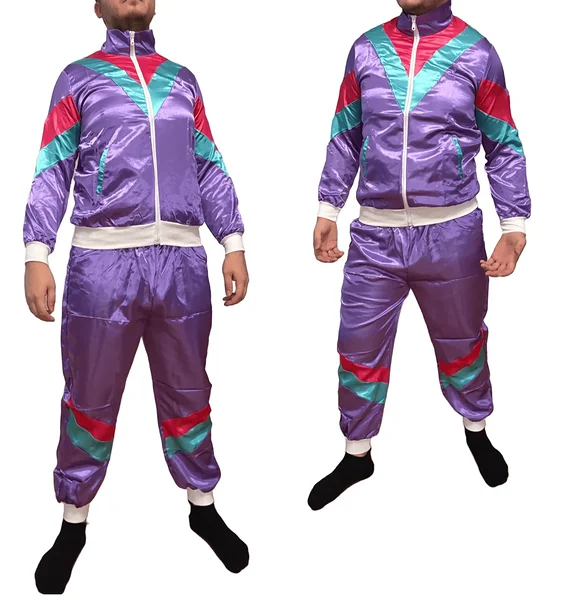 80ndate / 90ndate retro dressikomplekt – neoon stiilipeo kostüüm meestele ja naistele