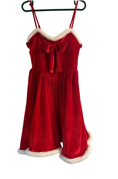 Jõuluvana kostüüm naisele kohe olemas / sametine jõulukleit