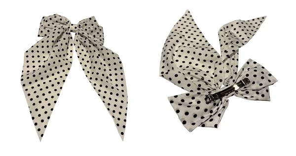 Polka dot / dotted bow tie / hair clip