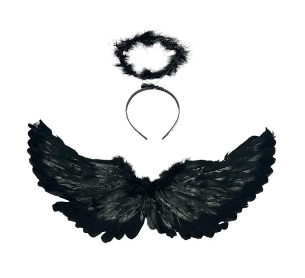 Mustad tiivad / kohe olemas Kuradi kostüüm