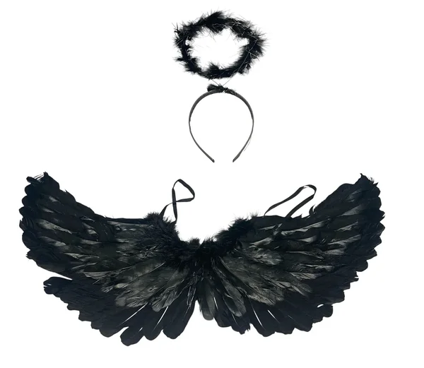 Mustad tiivad / kohe olemas Kuradi kostüüm