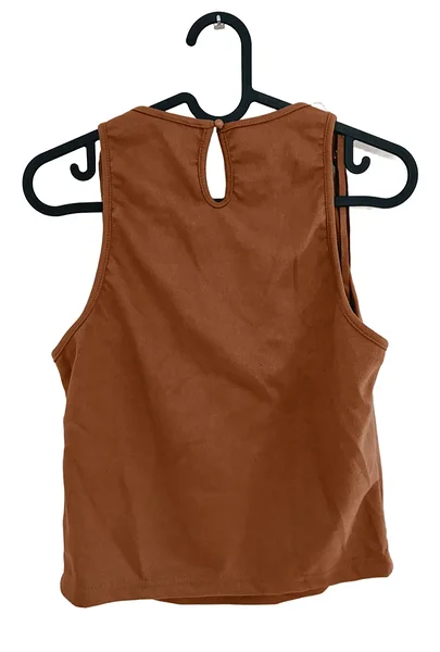 Seksikas kauboi kostüüm naisele / narmastega pruun pluus