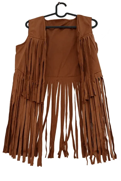 Pruun narmastega vest Wild West’i stiilipeole