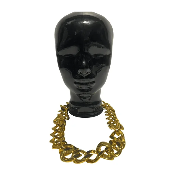 Thick gold chain for costume / gold chain imitation